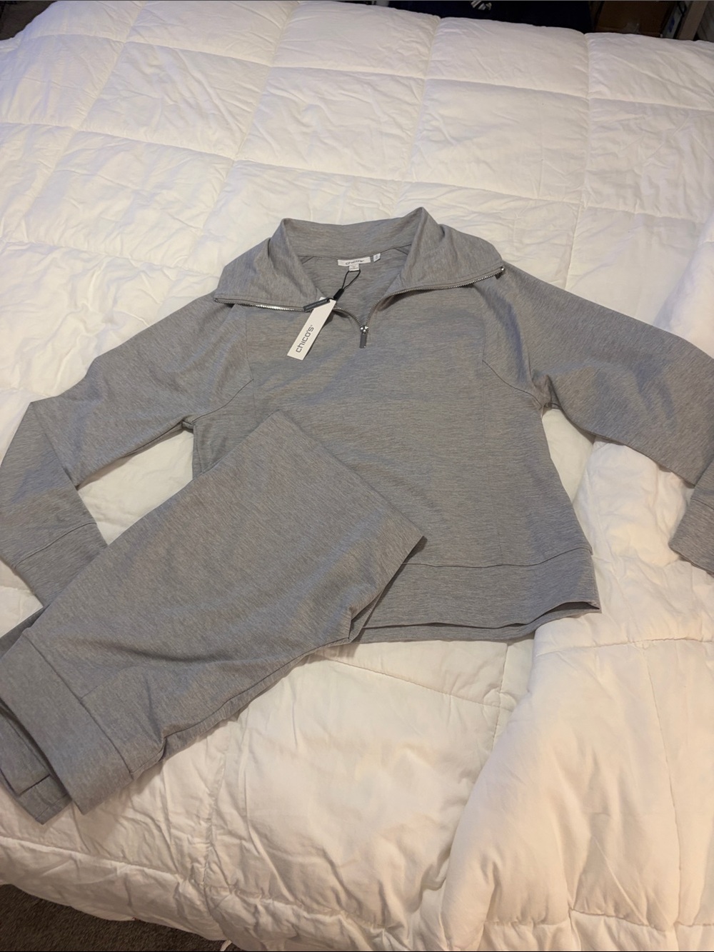 Chicos Zenergy cloud SET top, pants NEW